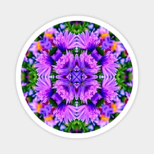 Fragrant herb flower pattern. Magnet